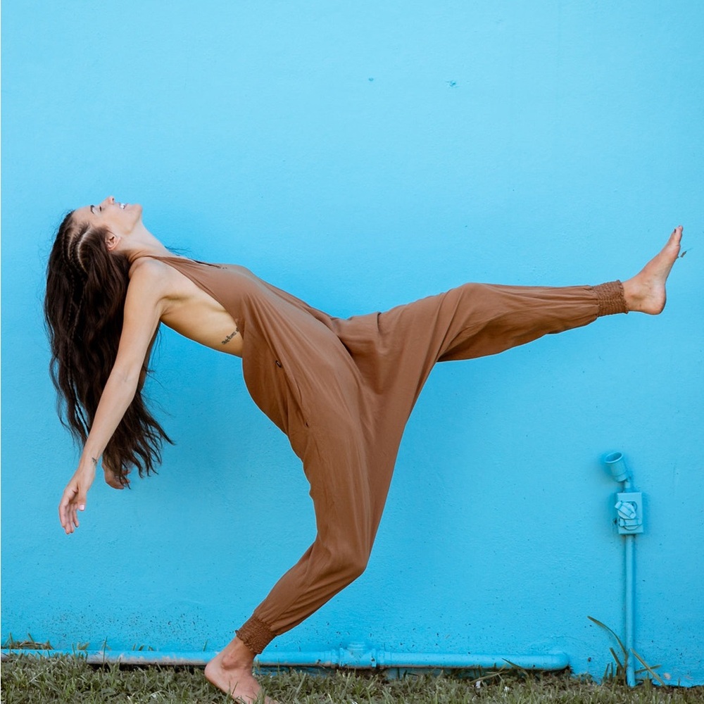 Buddha Pants Solid Harem Jumpsuit - image 4